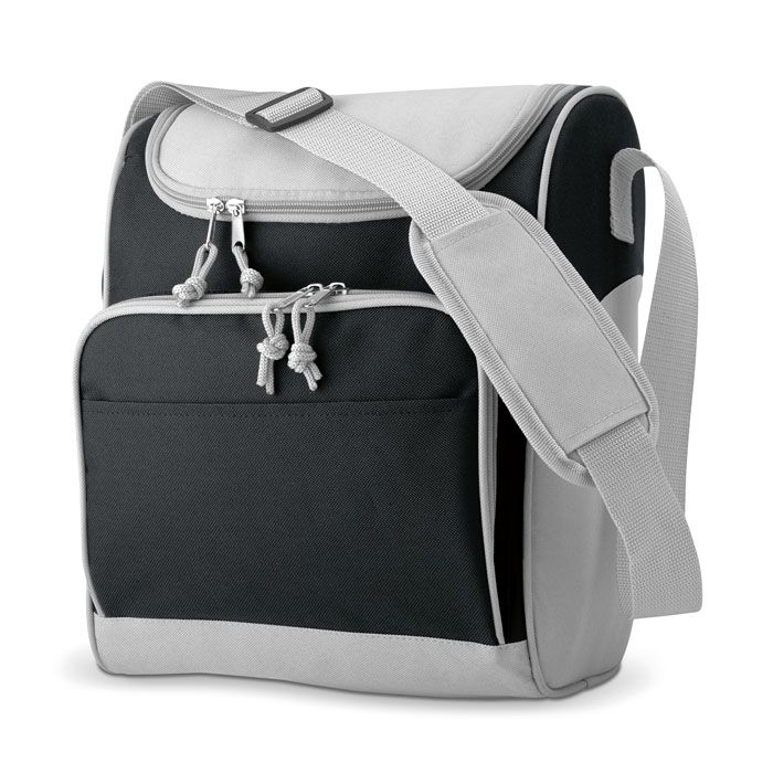 IT3101-03Zipper Kuehltasche mit Fronttasche_ schwarz