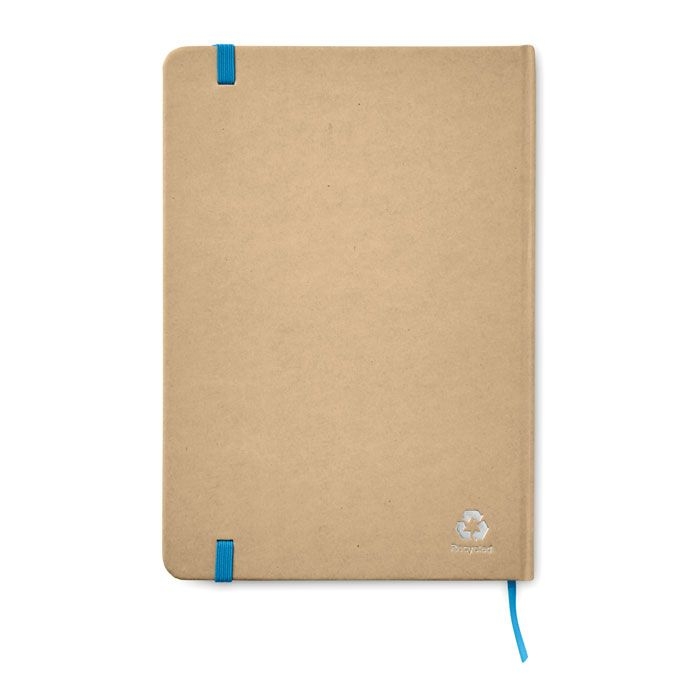 MO9684-04Everwrite DIN A5 Notizbuch recycelt_ blau