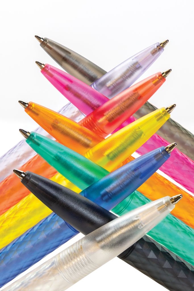 XDP611.33-14X3 Frosted-Pen aus GRS recyceltem PC_ rosa