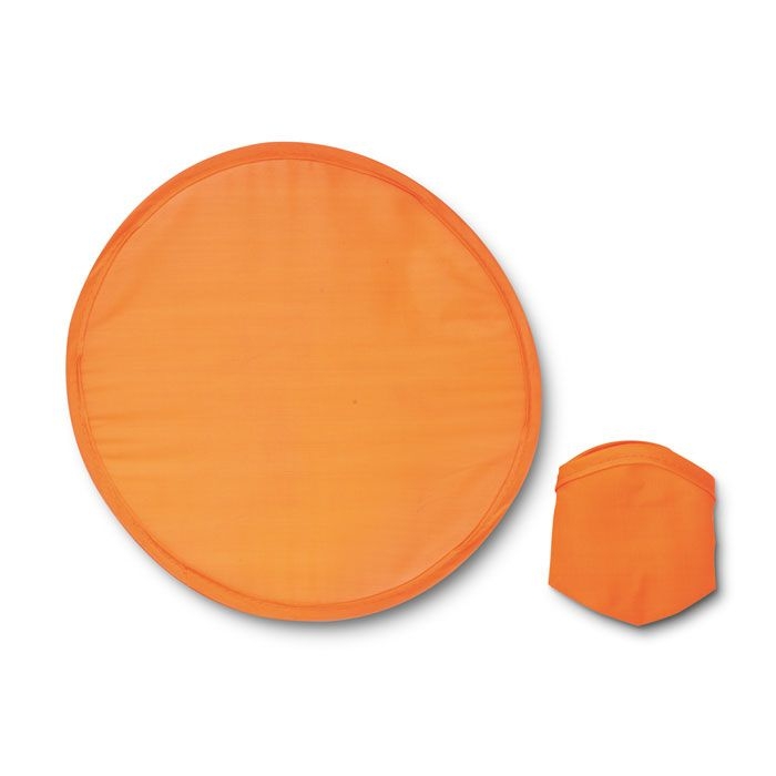 IT3087-10Atrapa Faltbare Polyester Wurfscheibe_ orange
