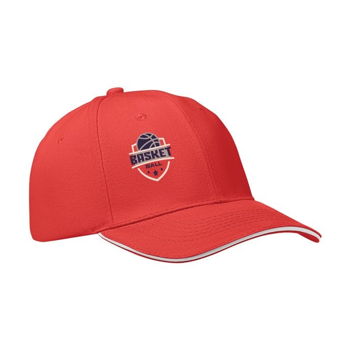 MO1464-35Buffalo 6-Panel-Baseball-Cap_ weiss_rot