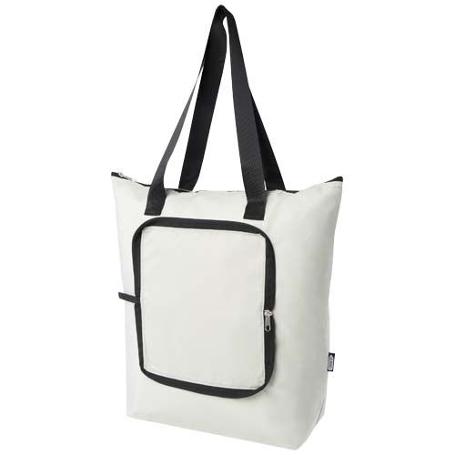 PF130092-2EcoFold faltbare RPET Kuehltasche 15 L_ sandstone