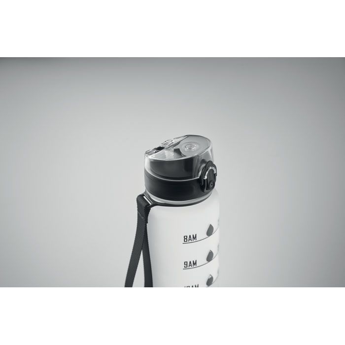 MO2672-26Isforden Mark Sport-Trinkflasche RPET 1L_ transparent weiss
