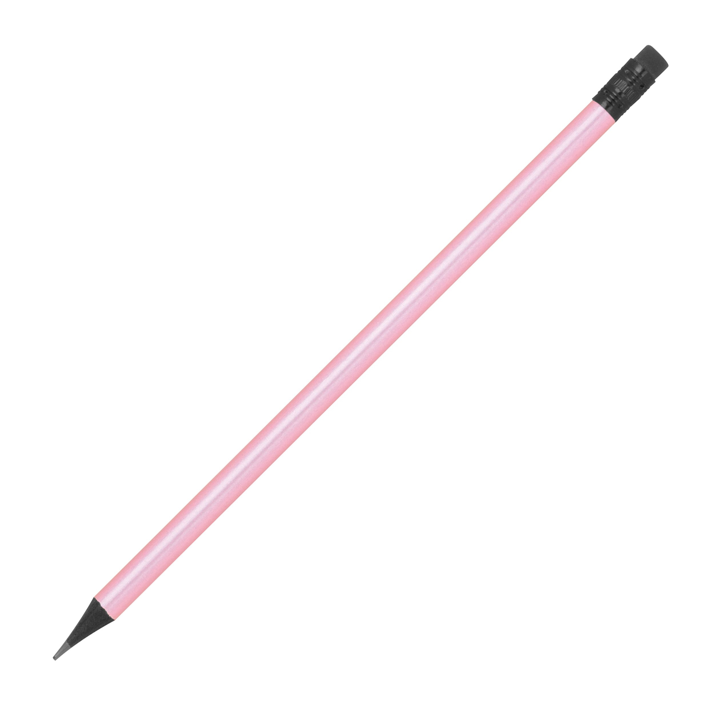 MA15321-11Bleistift mit Radiergummi in Metallic-Farben JAMES_ pink