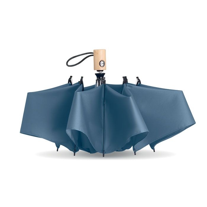 MO6265-04Leeds Regenschirm 23''RPET_ blau