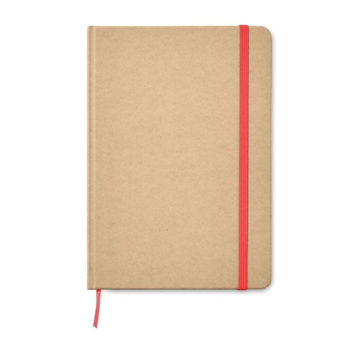 MO9684-05Everwrite DIN A5 Notizbuch recycelt_ rot