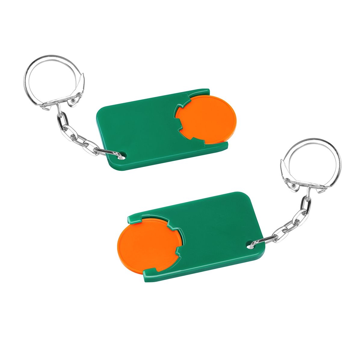 HE7454K-5-2Chiphalter mit 1€-Chip _Beta_ orange_ gruen