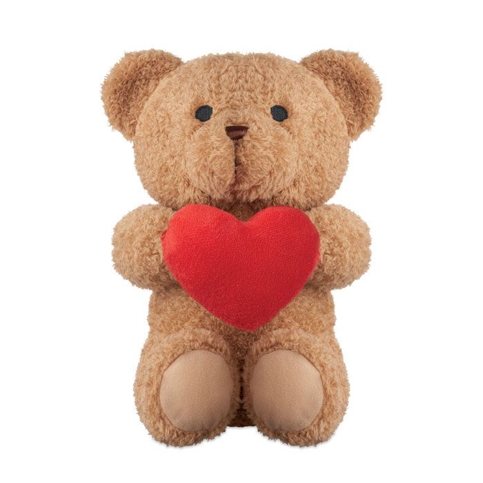 MO2949-05Snuggle Teddybaer mit Herz 23cm_ rot
