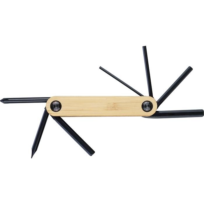 GI1172208-11Werkzeugsatz Edna aus Kohlenstoffstahl_ brown