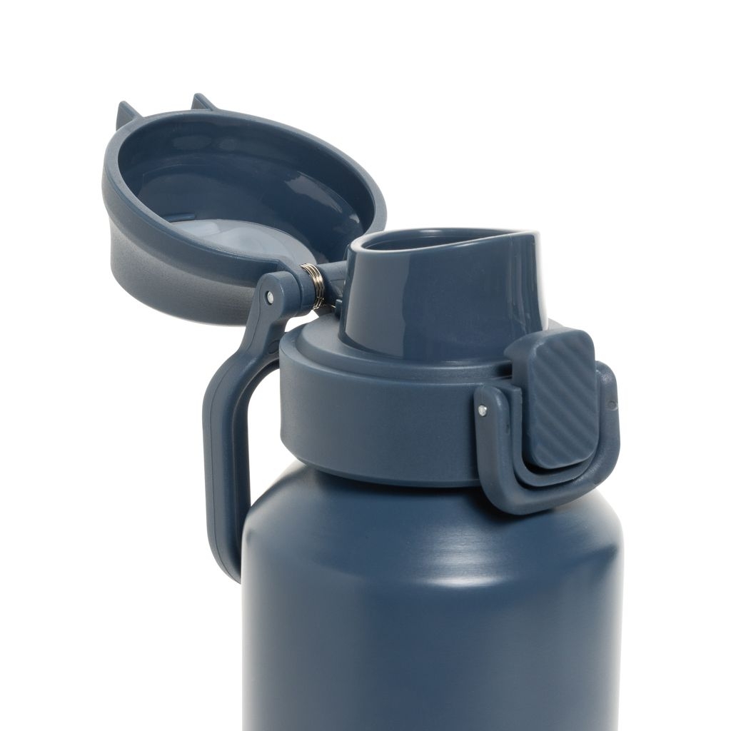 XDP437.50-25Via RCS Re-Steel Sportflasche mit Verschluss_ 600ml_ navy blau