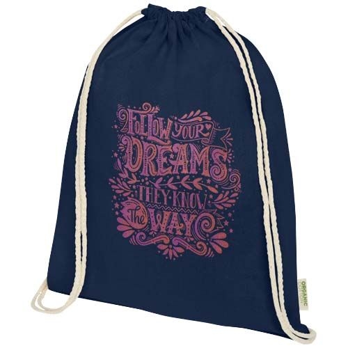 PF120781-5Odisha 140 g_m² OCS Bio-Sportbeutel 5L_ navy