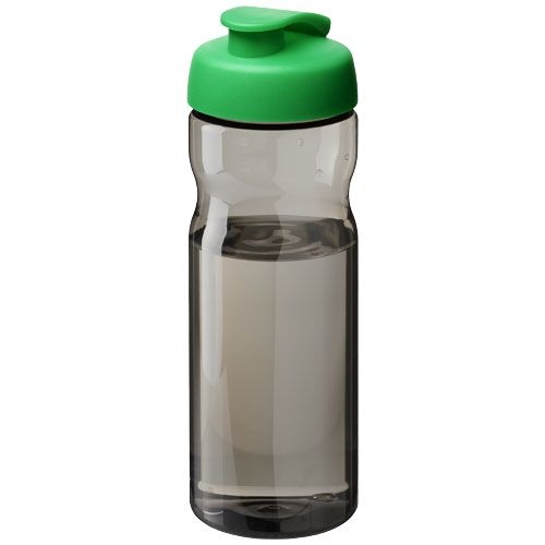 PF210097-7H2O Active® Eco Base 650 ml Sportflasche mit Klappdeckel_ kohle_hellgruen