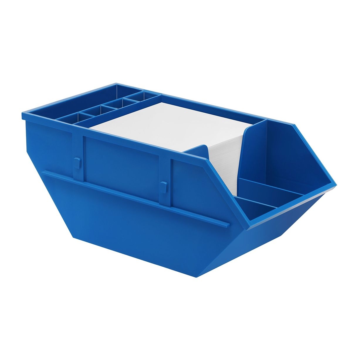 HE8625KPC-3Zettelbox mit Koecher _Container_ blau