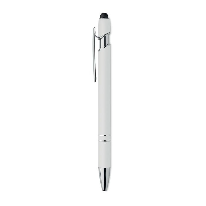 MO2798-06Siparo Druckkugelschreiber mit Stylus_ weiss