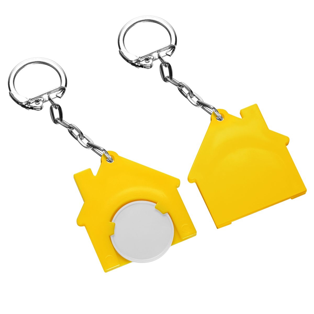 HE7516K-0-4Chiphalter mit 1€-Chip _Haus_ weiss_ gelb