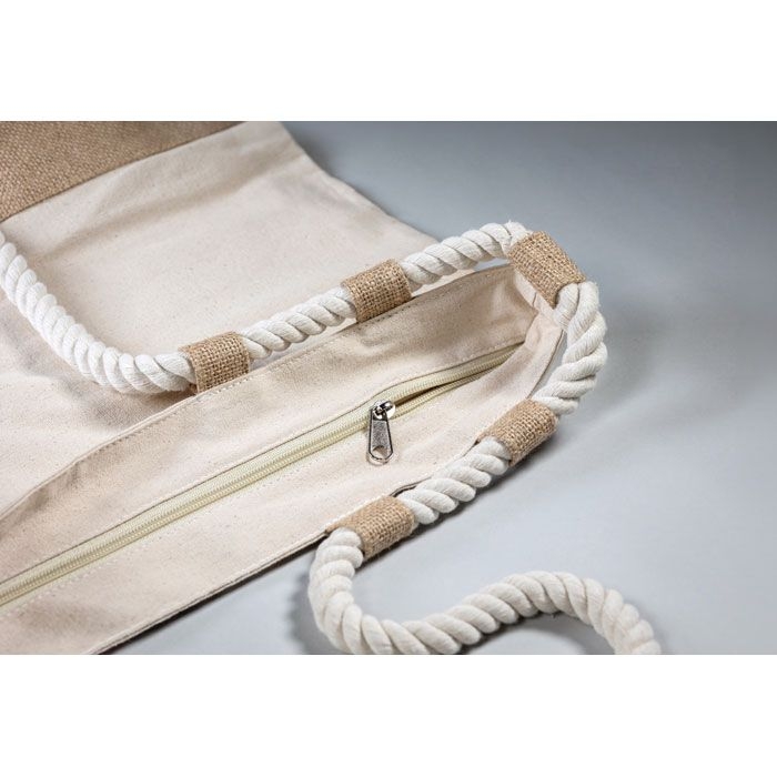 MO2805-13Makenke Strandtasche Canvas 280g_m²_ beige