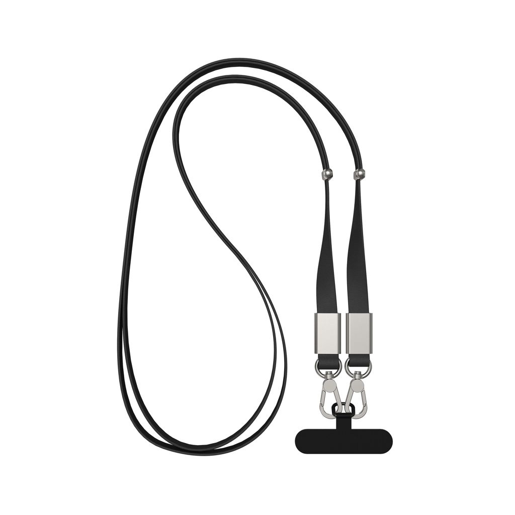 XDP302.92-01Nivo Crossbody-Handyband aus RCS recyceltem PET_ schwarz