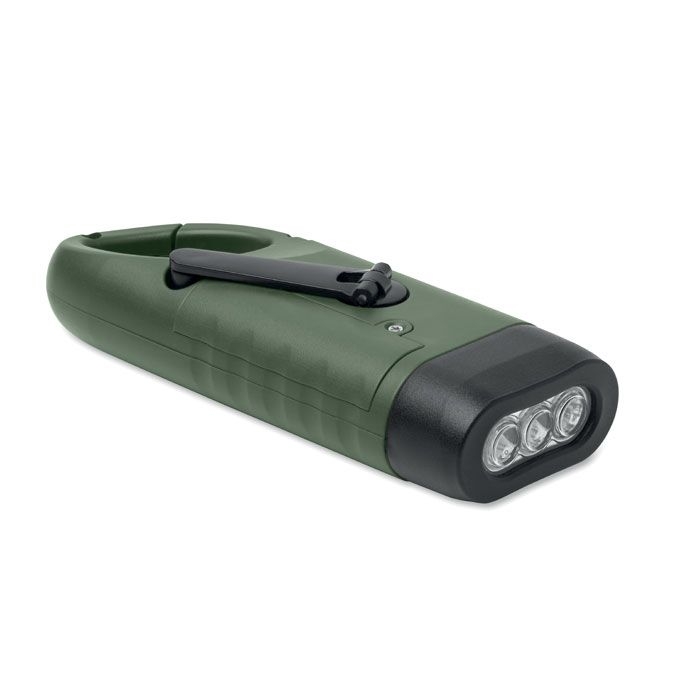 MO3149-60Cranch Solar-Dynamo-Taschenlampe_ dunkelgruen