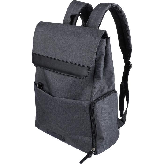 GI1171779-0115 Zoll Laptop-Rucksack aus 600D Polyester-Gewebe Dennis_ schwarz