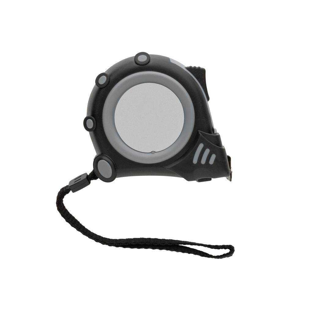 XDP112.15-1Grip 5m_19mm Massband aus RCS recyceltem Kunststoff_ grau