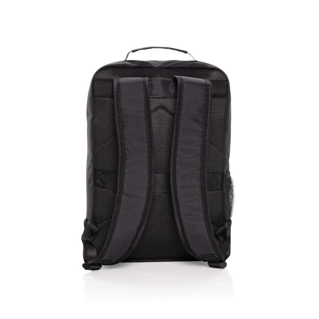 XDP763_43-01Swiss Peak Aware™ RPET Essential 15.6_ Laptop-Rucksack_ schwarz