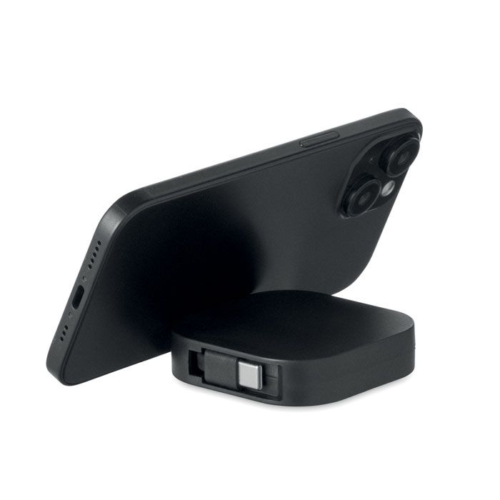 MO2924-03Linea 100 Einziehbares Ladekabel 100W_ schwarz