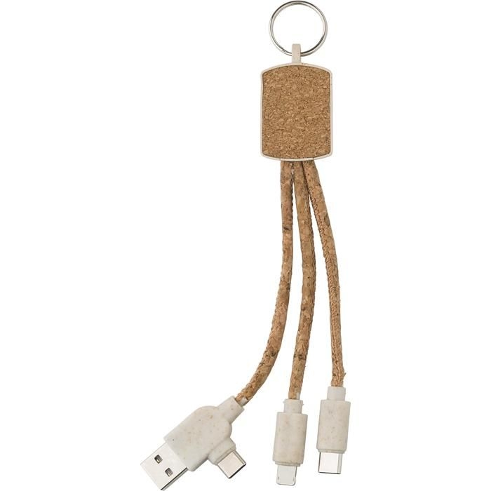 GI1015139-11Schluesselanhaenger Landry aus Edelstahl_ brown