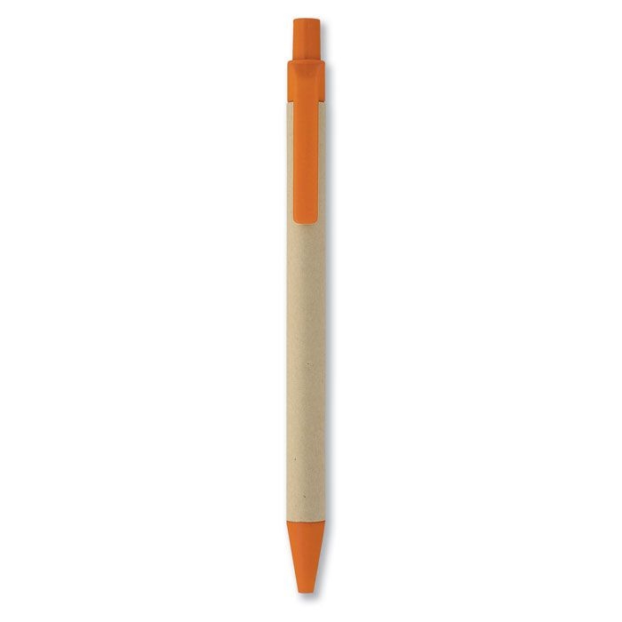 IT3780-10Cartoon Papier_Mais PLA Kugelschreiber_ orange