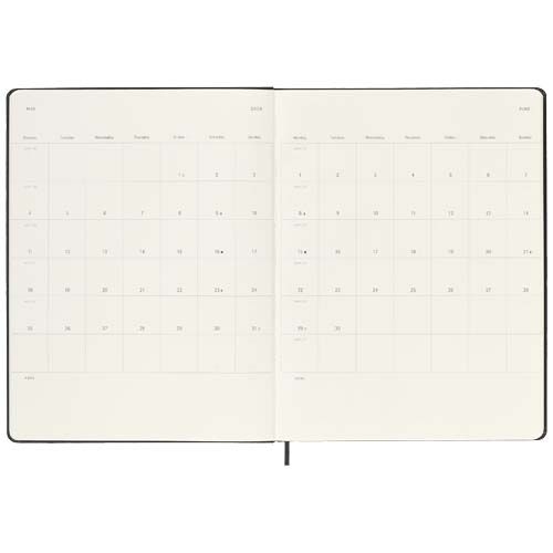 PF107950-1Moleskine Hardcover 12 Monate Wochenkalender XL_ schwarz
