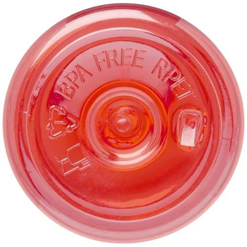 PF100777-2Sky  650 ml Sportflasche aus recyceltem Kunststoff_ rot