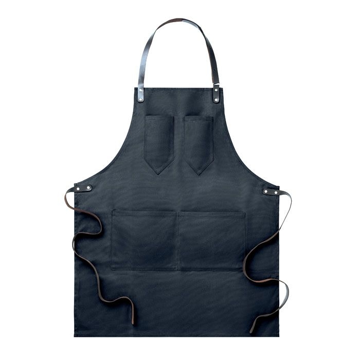 MO9237-03Chef Kochschuerze Leder_ schwarz