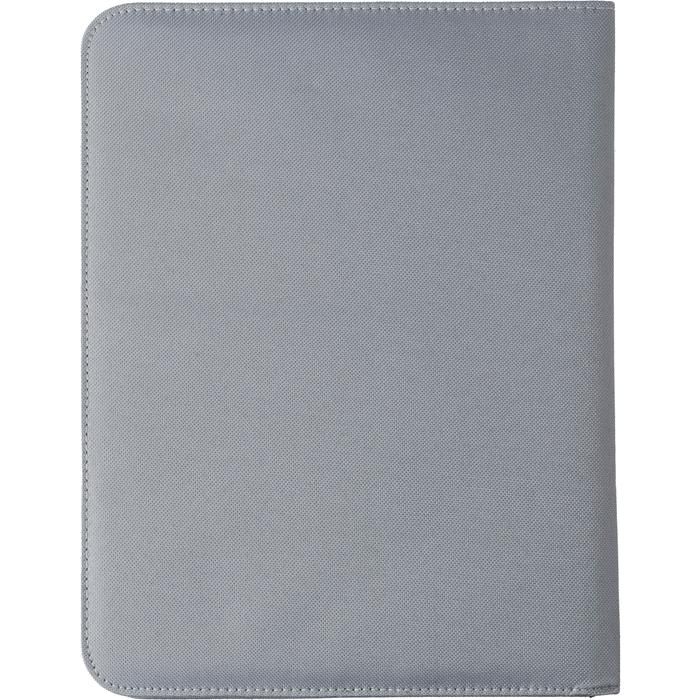 GI8668-05Dokumentenmappe aus Polyester_Kunstleder Ivo_ blau