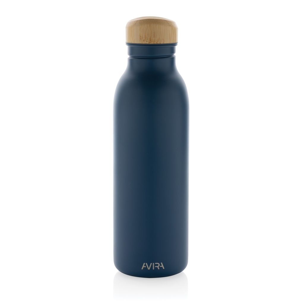 XDP438_06-5Avira Alcor 600ml Wasserflasche aus RCS rec. Stainless-Steel_ navy blau