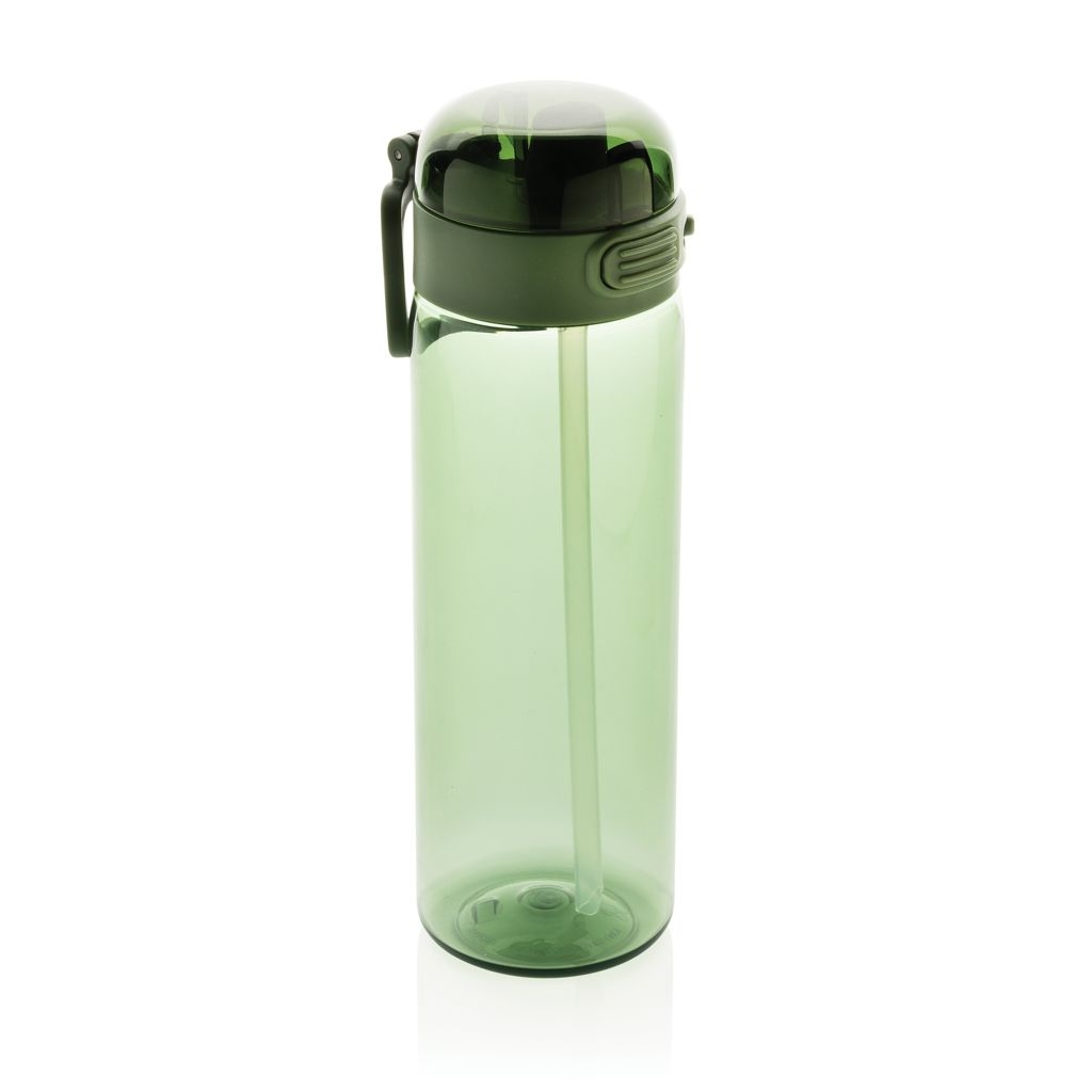 XDP437.70-07Sip'nLock RCS rPET auslaufsichere Sport-Trinkflasche 800ml_ gruen