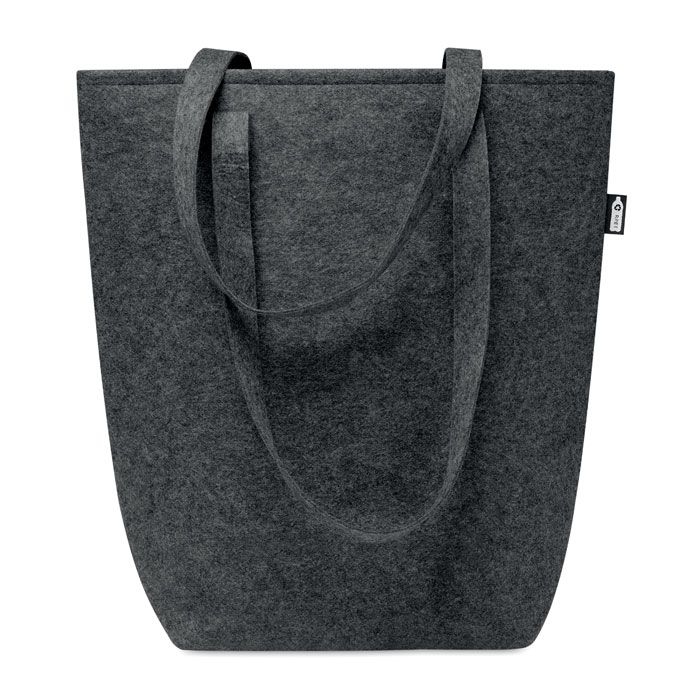 MO6185-15Taslo Shopping Tasche RPET-Filz_ steingrau