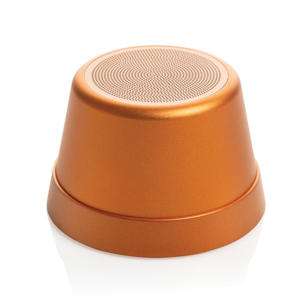 XDP331.16-08Nivio magnetischer 5W-Speaker aus RCS recyceltem Aluminium_ orange