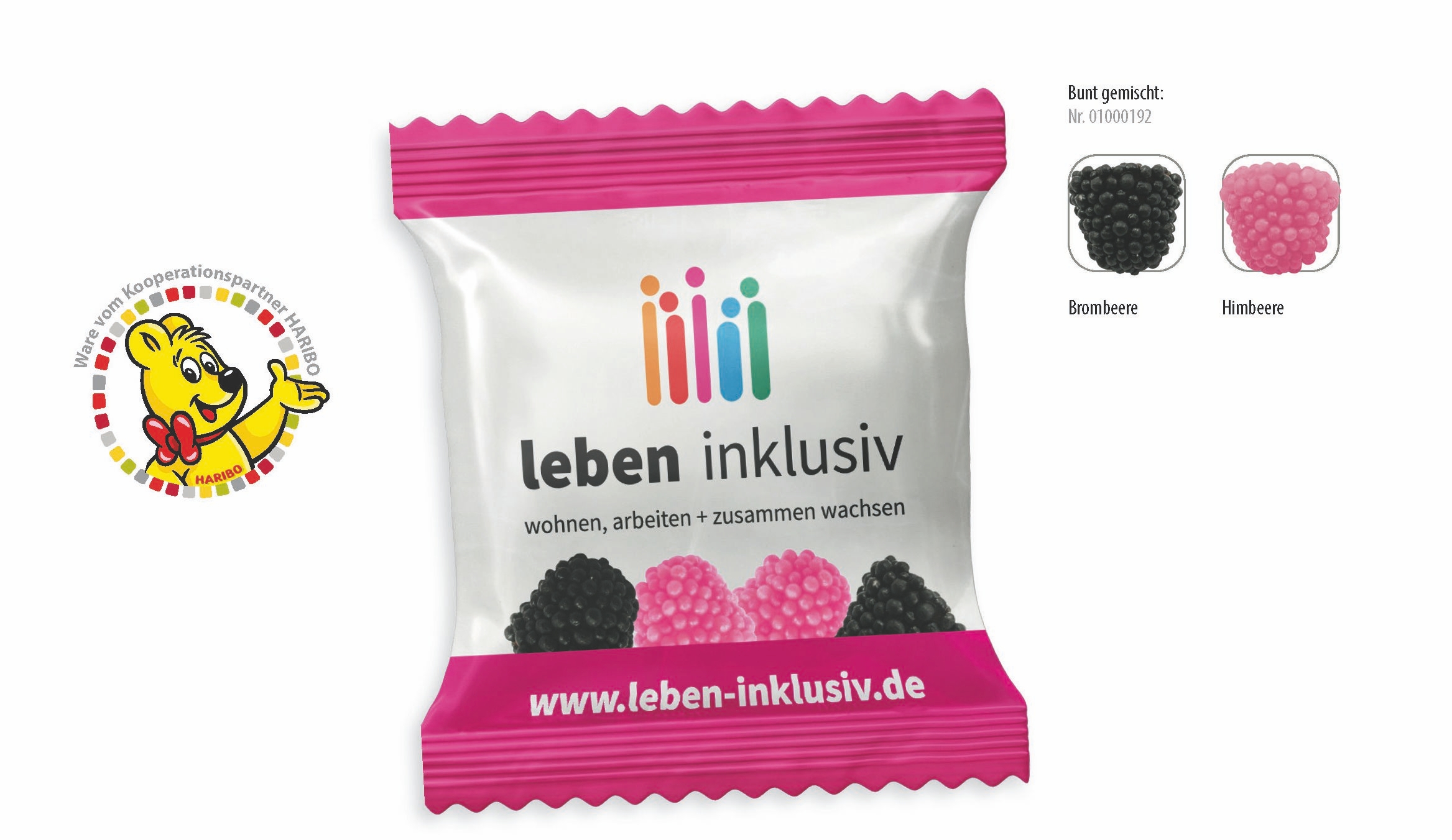 SW0192-2HARIBO Berries Werbetuete_HARIBO Berries_ transparente Folie