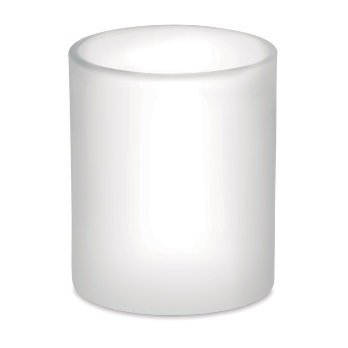 MO6117-26Sublimatt Kaffeebecher aus Glas 300 ml_ transparent weiss