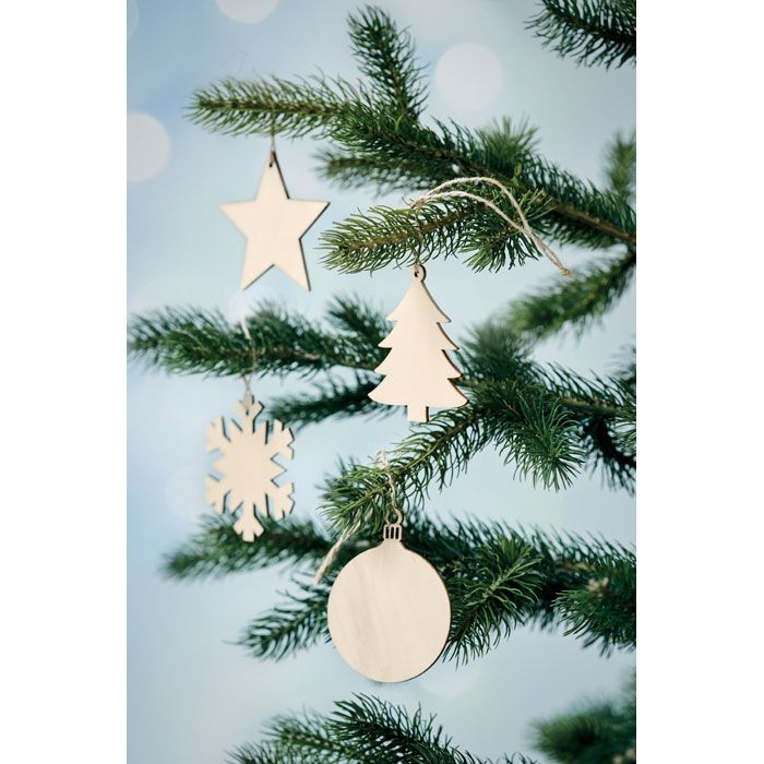 CX1474-40Neuy Weihnachtsschmuck_ holz
