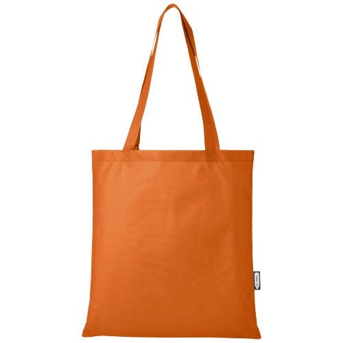 PF130051-3Zeus Non Woven grosse Tragetasche 6L aus GRS Recyclingmaterial 6 L_ orange