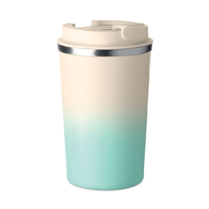 MO2885-77Brace Gradient Doppelwandiger Becher 350 ml_ mintgruen