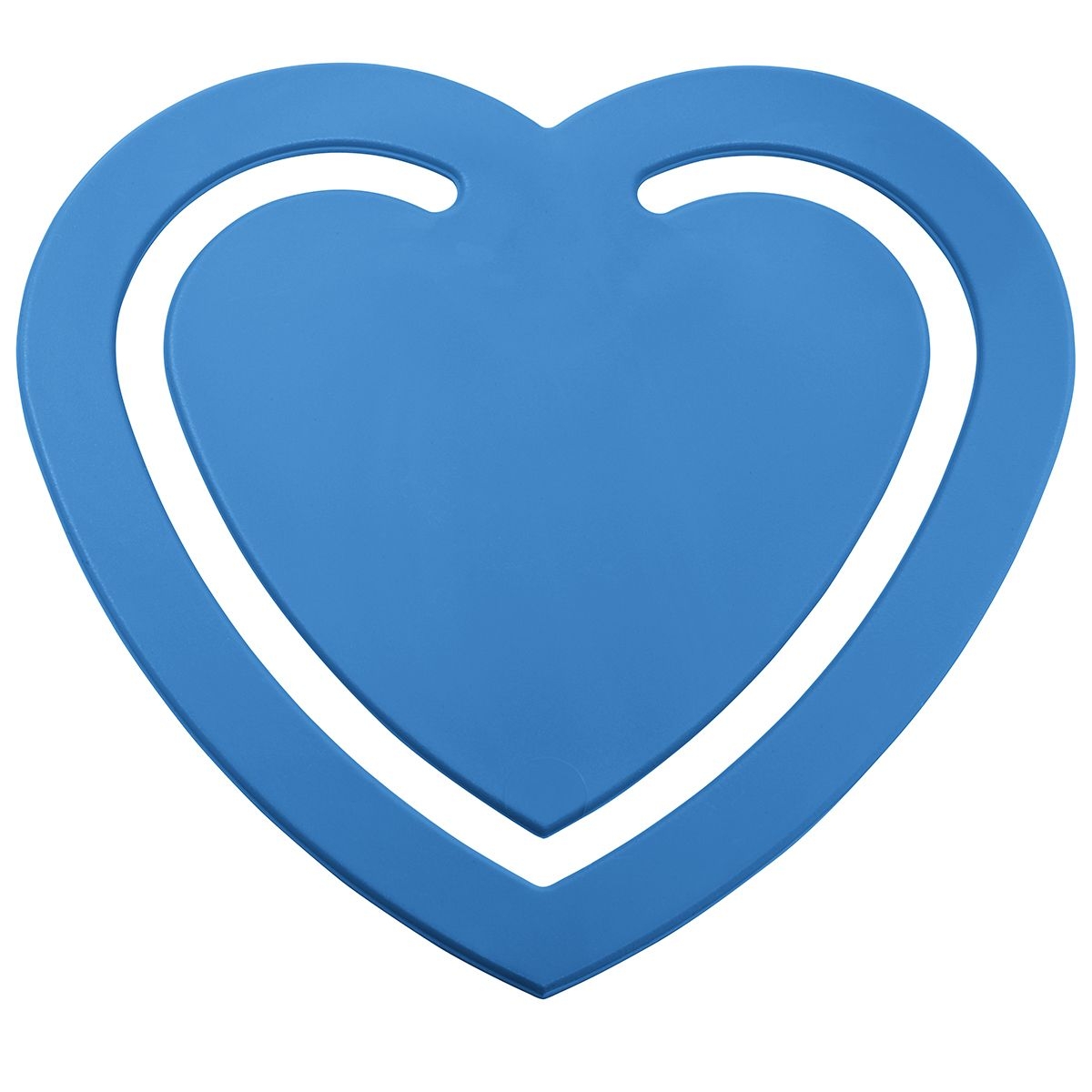 HE7102FRC-R3Zettelklammer Recycling _Herz_ recycling blau