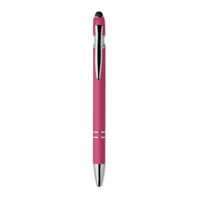 MO2798-38Siparo Druckkugelschreiber mit Stylus_ fuchsia