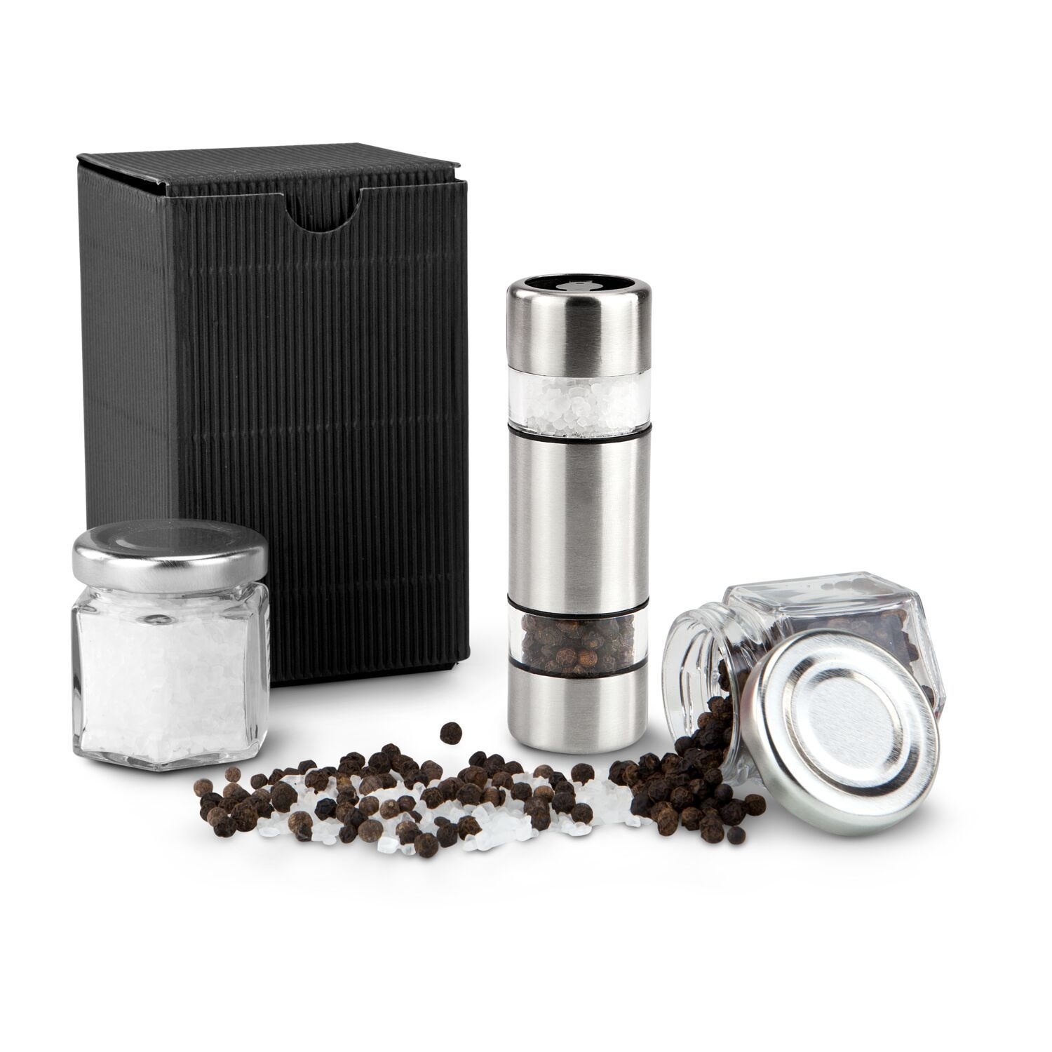 RP2045Salz _ Pfeffer im Miniformat Schwarz