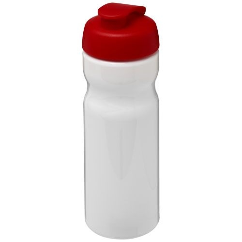 PF210045-19H2O Active® Base 650 ml Sportflasche mit Klappdeckel_ weiss_rot