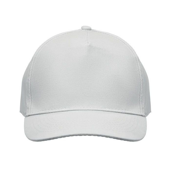 MO2345-06Sunny Baseball cap 5 panels 180gr_ weiss