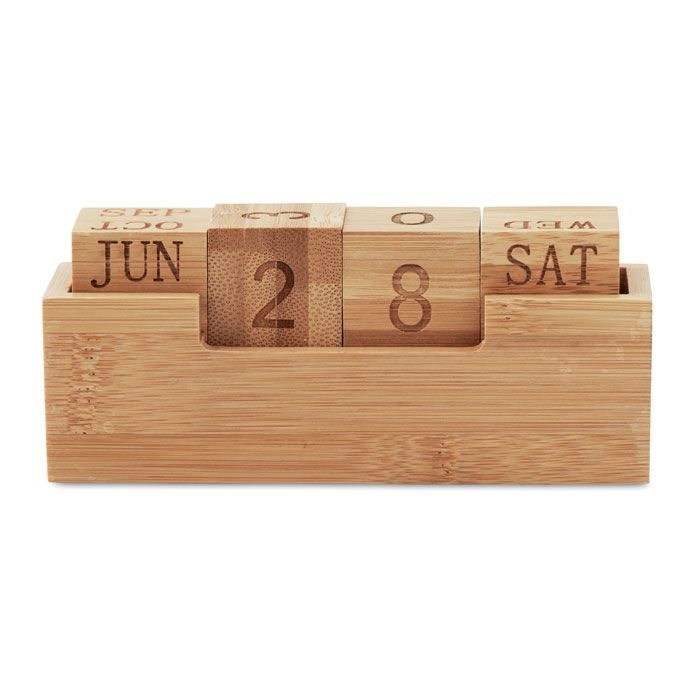 MO9404-40Karenda Kalender Bambus_ holz