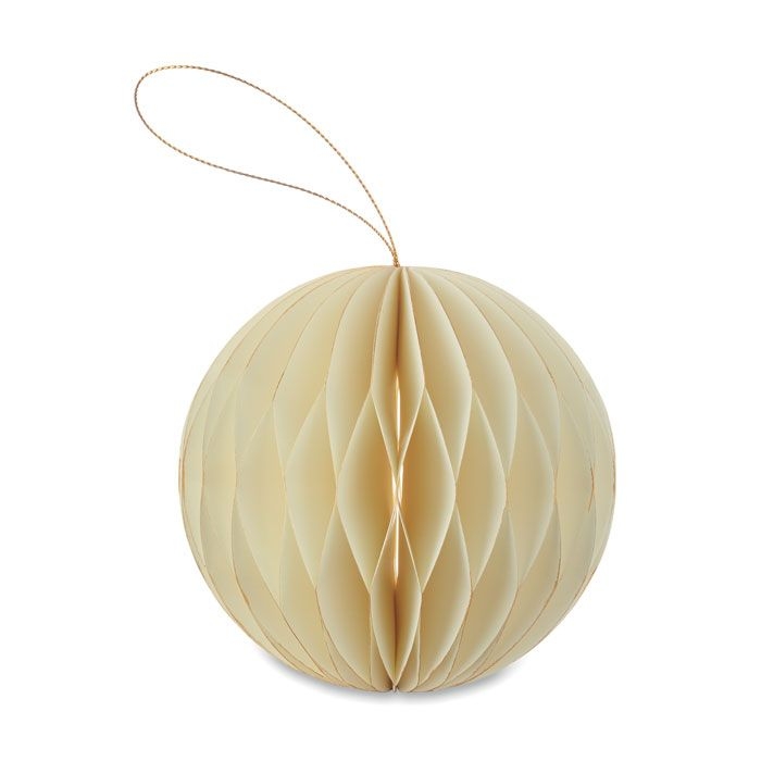 CX1576-13Harmobauble Faltbarer Papier-haenger_ beige