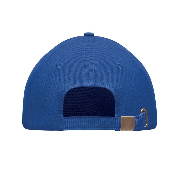MO9643-37Tekapo Baseball cap 6 panels 270g_m²_ koenigsblau