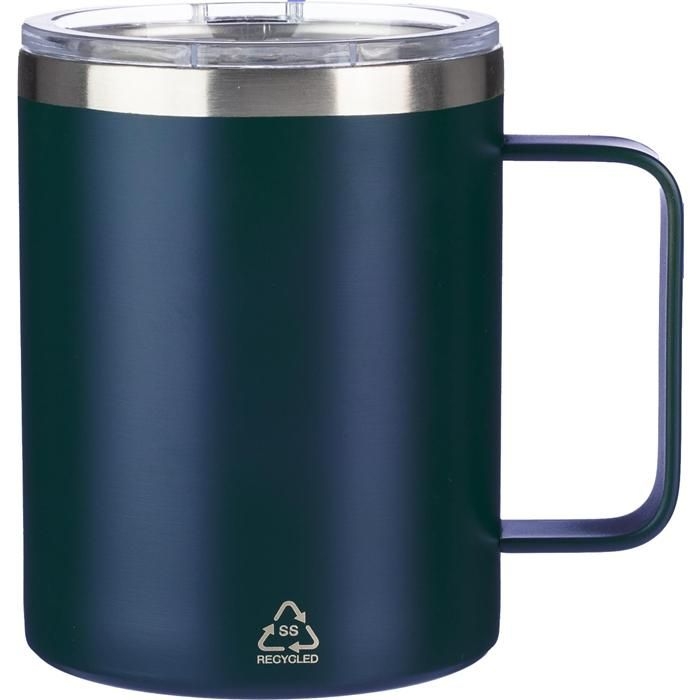 GI1097560-05Doppelwandiger Becher aus Edelstahl _300 ml_ Renate_ blau